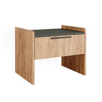 LAVICE DO JÍDELNY Roman Zlatý dub power/antracit - Sonoma dub/antracitová, kompozitní dřevo (53.5/45.5/41.1cm) - Vicco