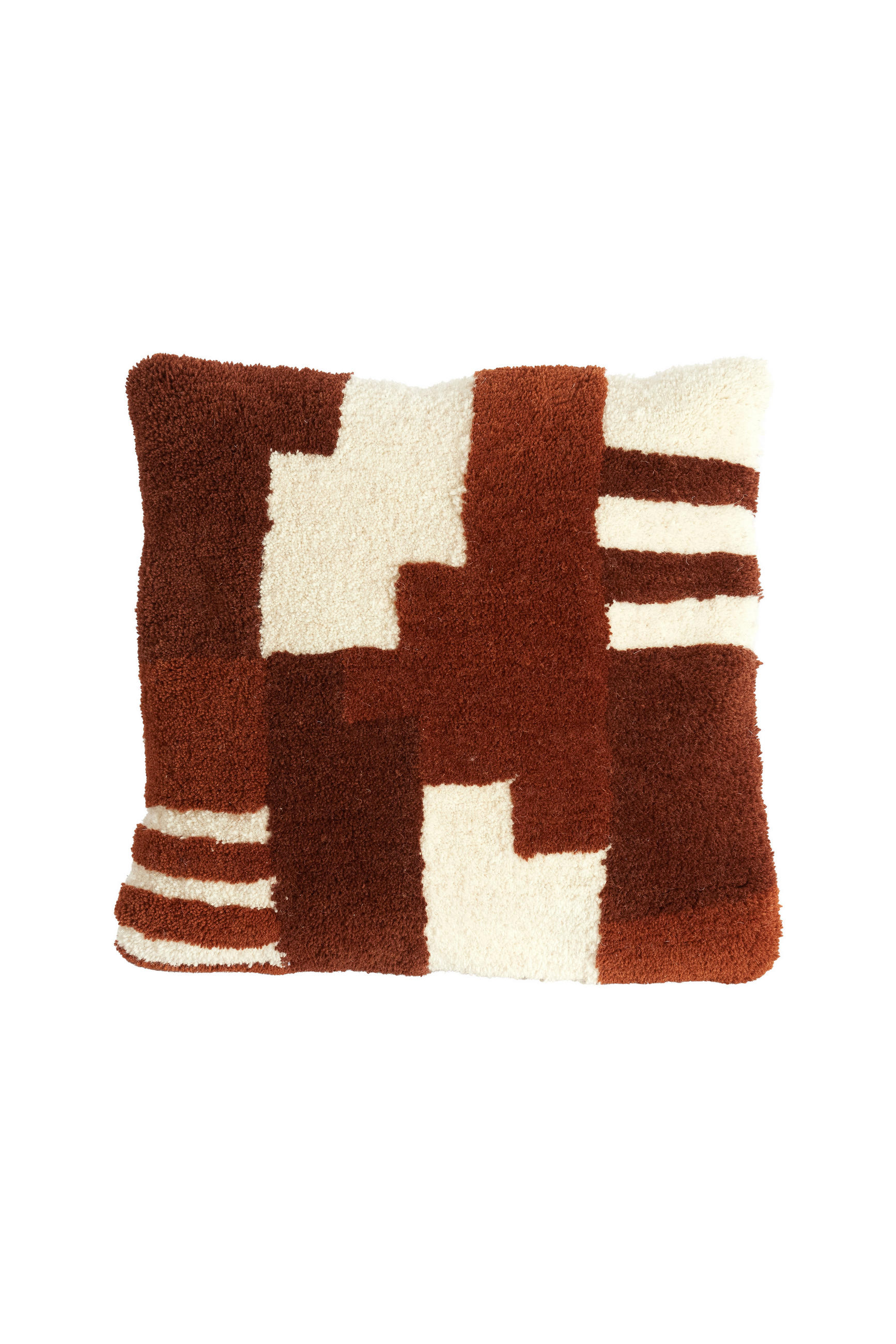 DEKOKISSEN Sylina Braun 45/45/10 cm - Braun, Textil (45/45cm) - Light & Living