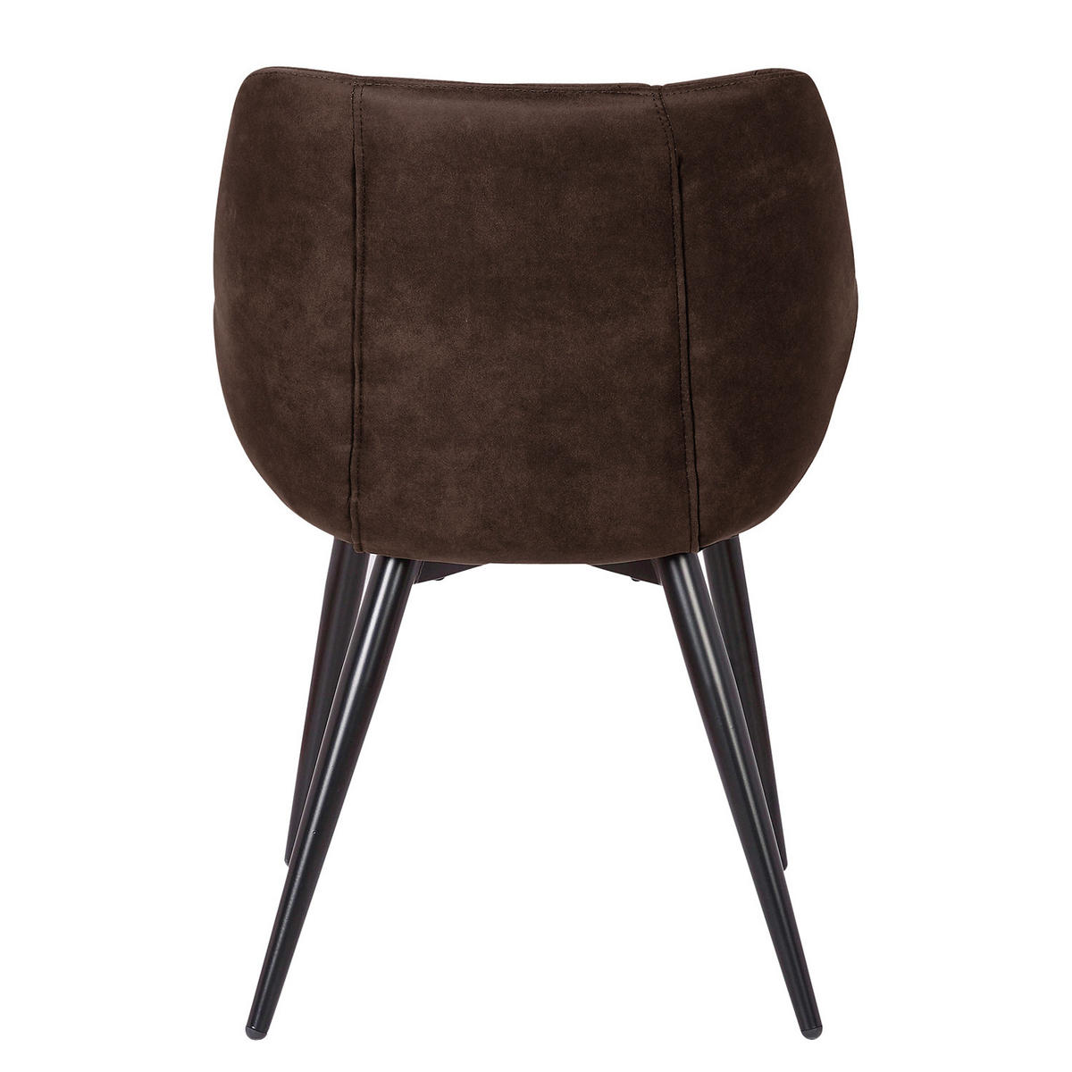 ARMLEHNENSTUHL - Metall / Textil - Braun, Textil/Metall (60/81/64cm) - home24