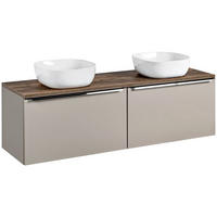 WASCHTISCH Puebla-56 - Beige, Holzwerkstoff (160/64/46cm) - Lomado