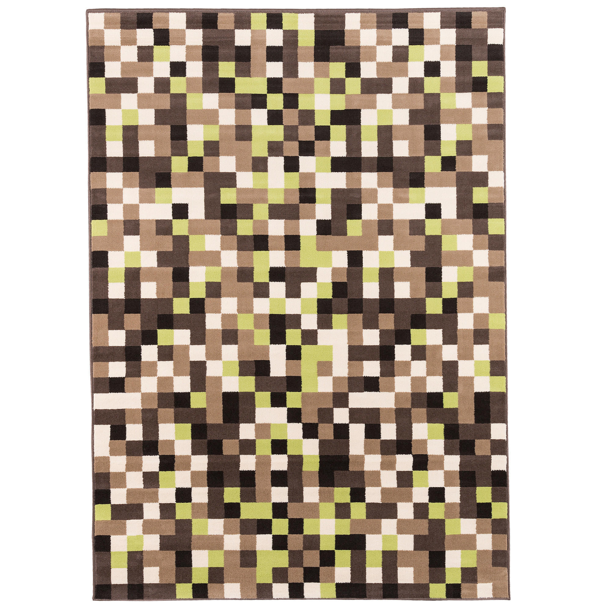 TEPPICH MODERN TRENDLINE PIXEL - Beige, Textil (140/200cm) - Pergamon