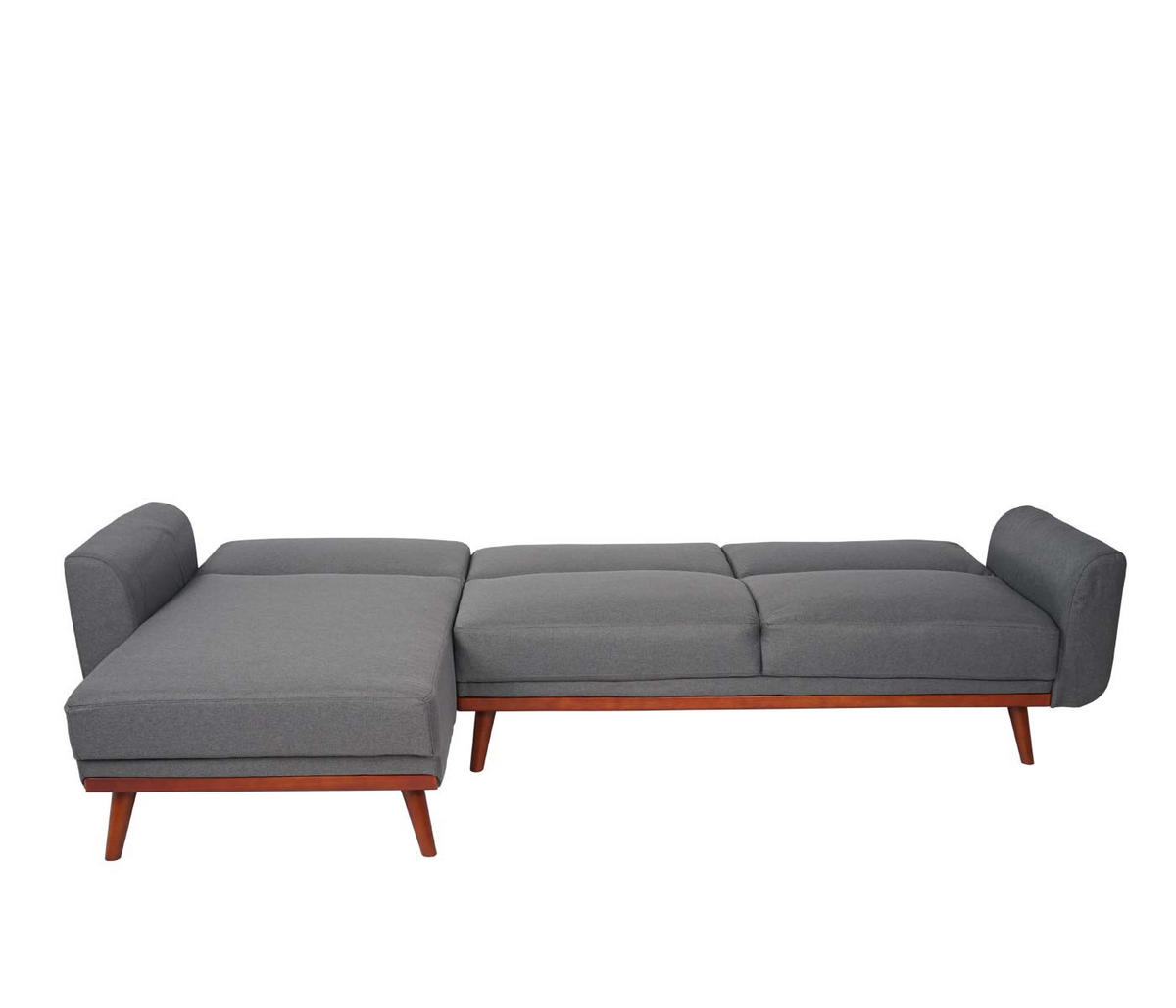 SOFA Grau - Grau, Textil (280/139cm) - MCW