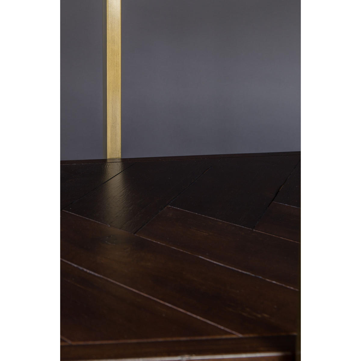 STANDREGAL Class Akazienholz Dunkelbraun - Braun, Holz (140/146/40cm) - Dutchbone