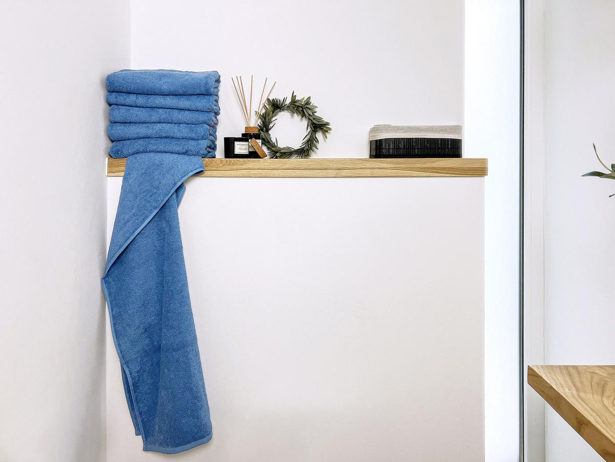 HANDTÜCHER, 6er-Set, 50x100 cm, 100% Baumwolle, Blau - Dunkelblau, Textil (50/100cm) - Zollner