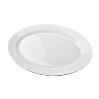 SERVIERPLATTE Basic Weiß 35/24/3 cm Keramik - Weiß, Keramik (24/3/35cm) - Mondex