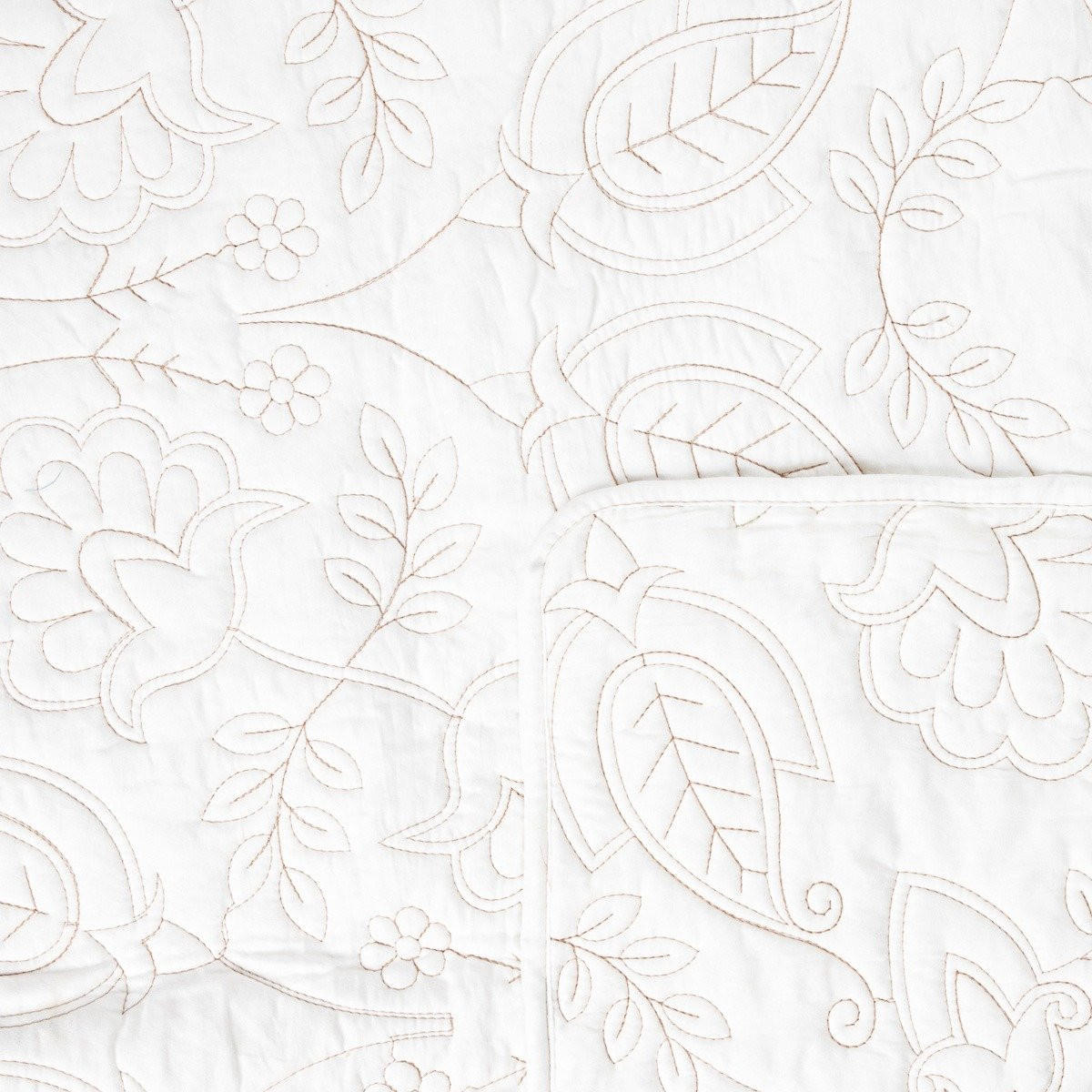 TAGESDECKE Cludo ecru 200/220 cm - Ecru, Textil (200/220cm) - Homla