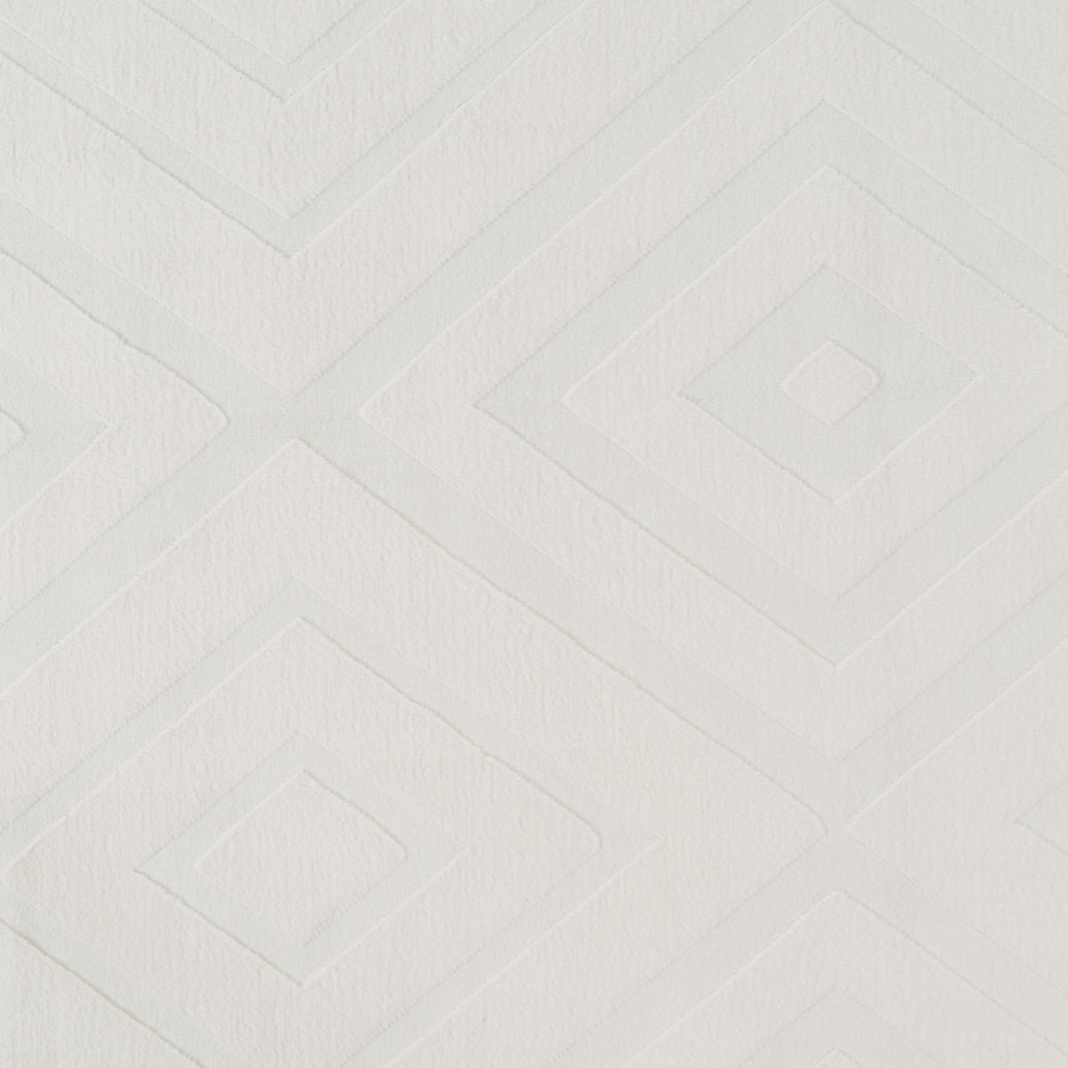 KOBEREC Krémově bílý 160/160 cm Borah - bílá/krémová, textil (160/160cm) - Beliani