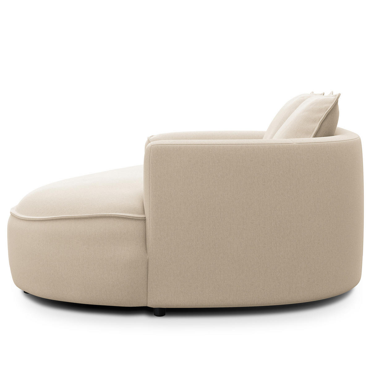 2,5-SITZER SOFA - Beige, Textil (217/82/156cm) - home24