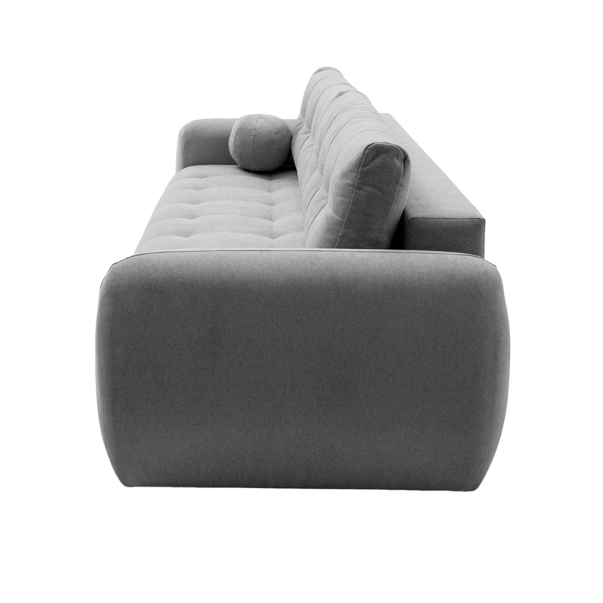 SOFA ARNIS mit Schlaffunktion, Grau - Grau, Textil (252/70/105cm) - Fedve