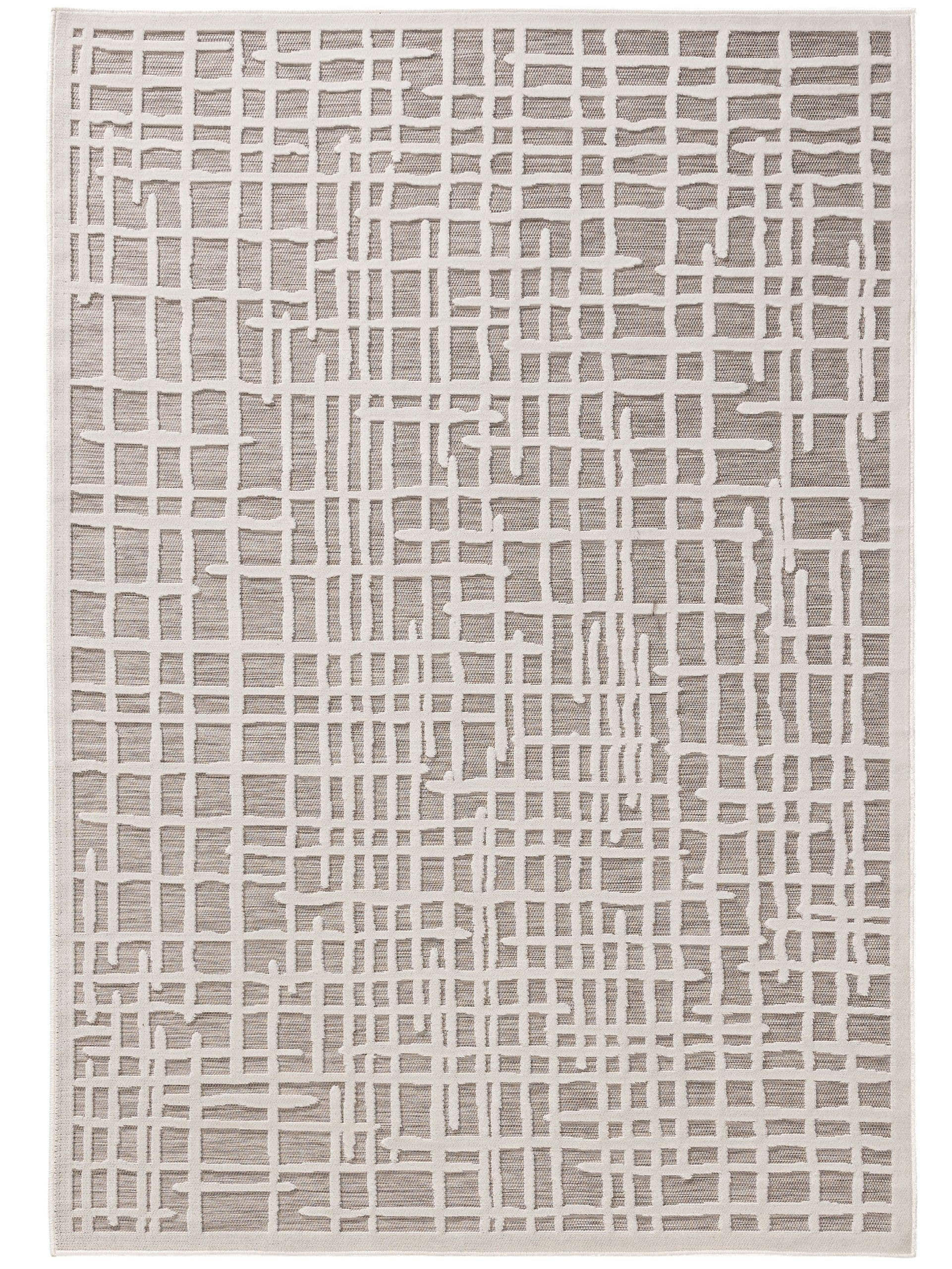 OUTDOORTEPPICH Flora Beige 200x300 cm - Creme, Kunststoff (200/300cm) - benuta