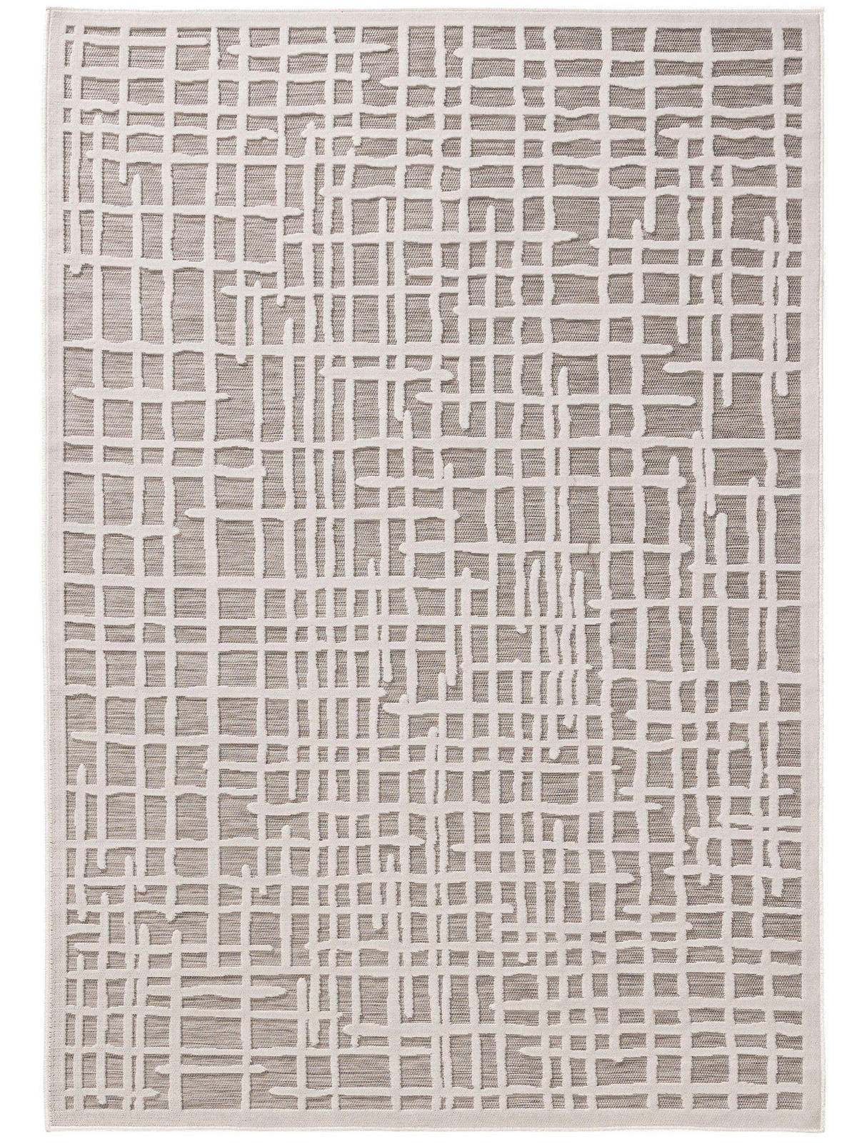 OUTDOORTEPPICH Flora Beige 200x300 cm - Creme, Kunststoff (200/300cm) - benuta