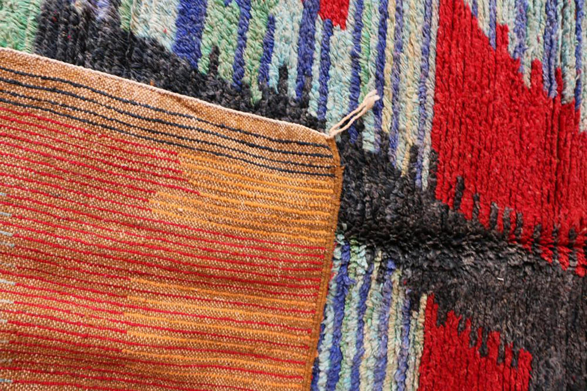 BERBERTEPPICH aus reiner Wolle 163x 262 cm - Multicolor, Naturmaterialien (163/262cm) - AFK Living