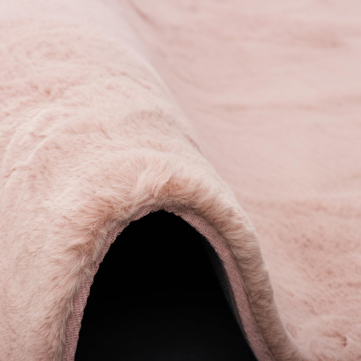 FELLTEPPICH LUXUS SUPER SOFT PLUSH - Altrosa, Textil (120/170cm) - Pergamon