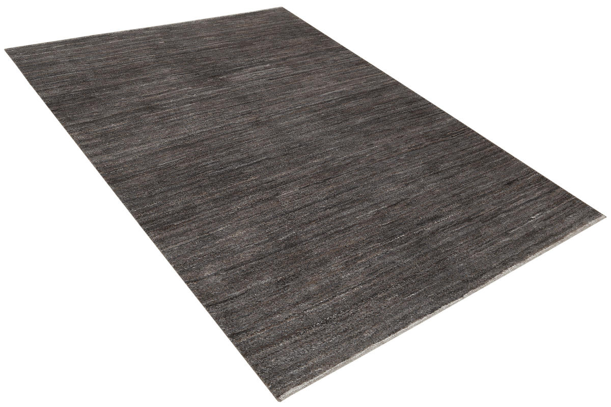 GABBEH-TEPPICH handgeknüpft Braun 190/146 cm Schurwolle - Braun, Textil (146/190cm) - Looma