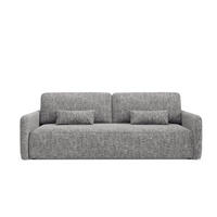 SCHLAFSOFA mit Bettkasten Grau - Schwarz/Grau, Holz/Holzwerkstoff (217/86/102cm) - Furnisell