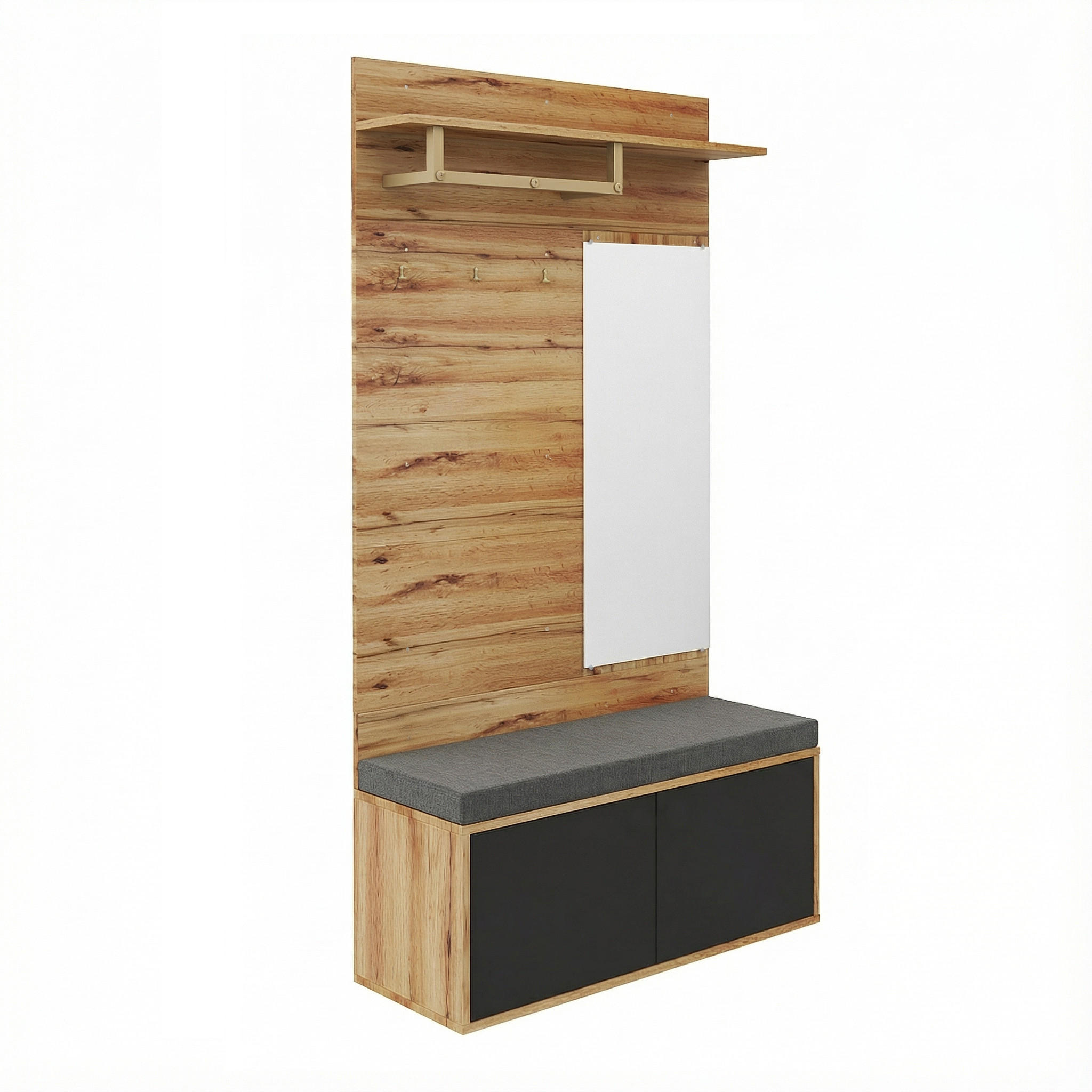 Urban Meuble Garderoben-Sets Sonoma Eiche 100x190x38 cm