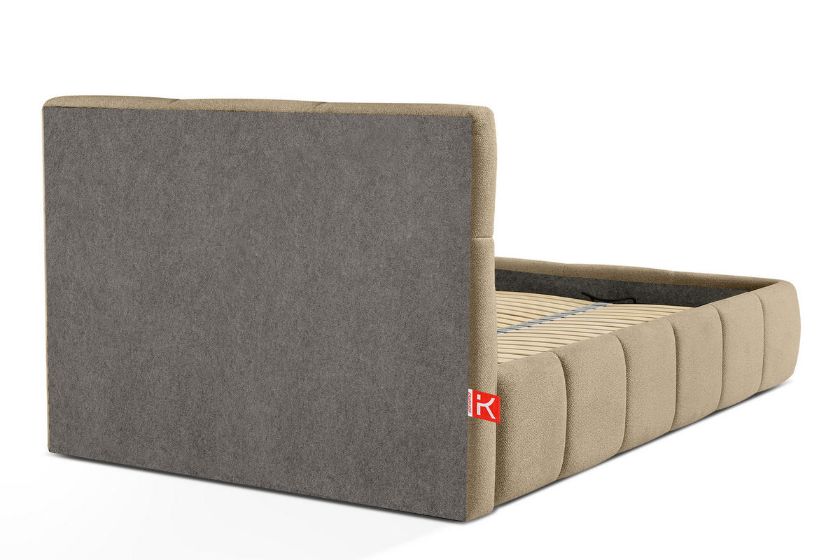 POLSTERBETT ALTOS Einzelbett, gelb - Gelb, Holz/Holzwerkstoff (120/200cm) - KONSIMO®