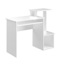 SCHREIBTISCH Karl Weiß 106 x 40 cm - Weiß, Holzwerkstoff (40/106/86.6cm) - Vicco