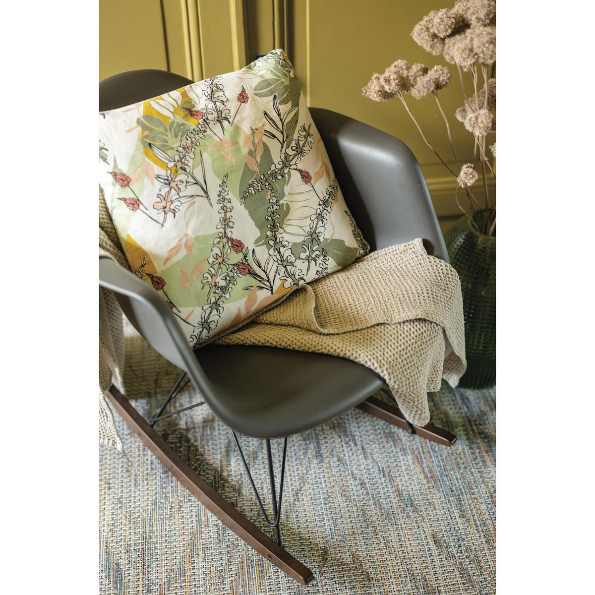 RECYCELTE TAGESDECKE Maia leinen 180 x 260 cm - Braun, Textil (180/260cm) - Vivaraise