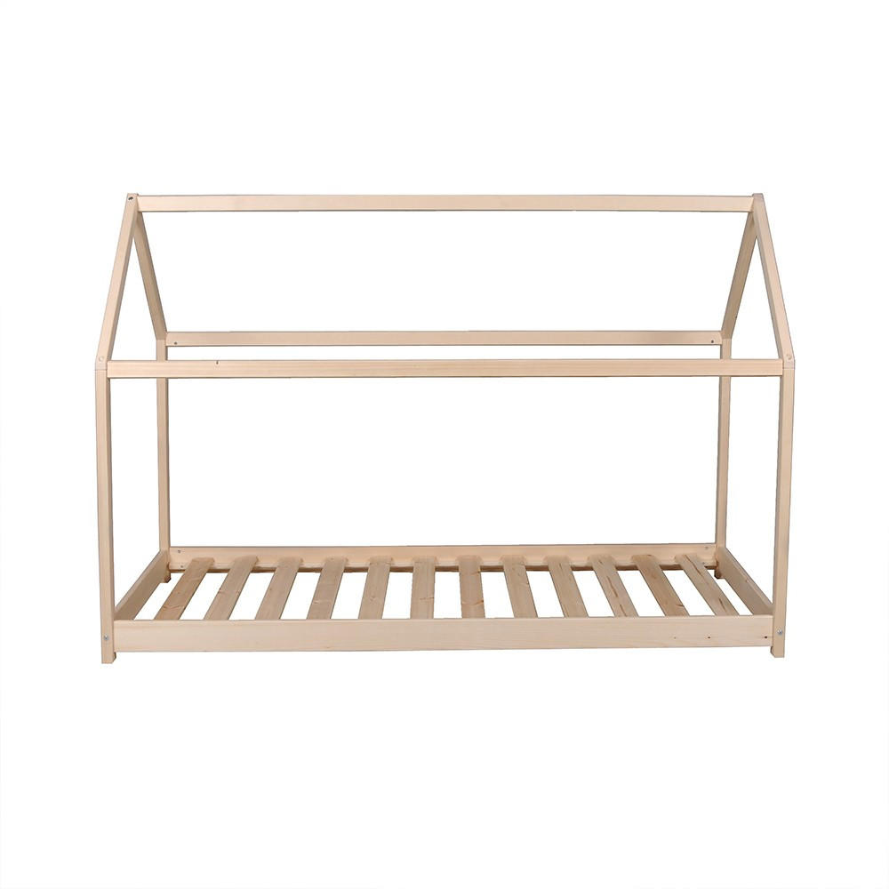 HAUSBETT PANDA mit Lattenrost / Kinderbett 70x140 cm - Naturholz - Naturfarben, Holz (70/140cm) - Weber Industries