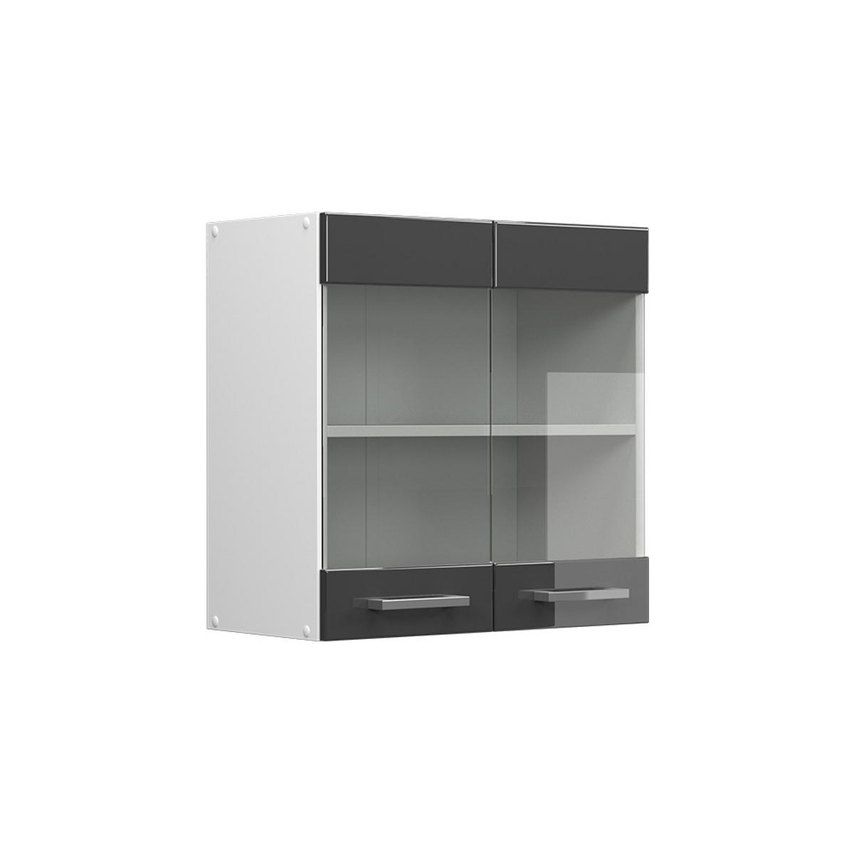 KUCHYŇSKÁ DVÍŘKA R-Line Antracitový vysoký lesk - vysoce lesklá černá, kompozitní dřevo (59.2/59/1.6cm) - Vicco