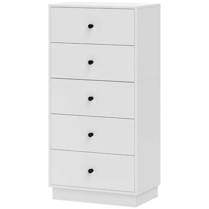 ComfortXL Kommode Weiß 47x95x29 cm