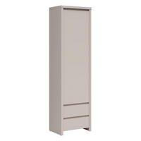 SCHRANK 1 Tür Soren Kaschmir - Beige, Holzwerkstoff (56/200.5/40.5cm) - Petits-meubles