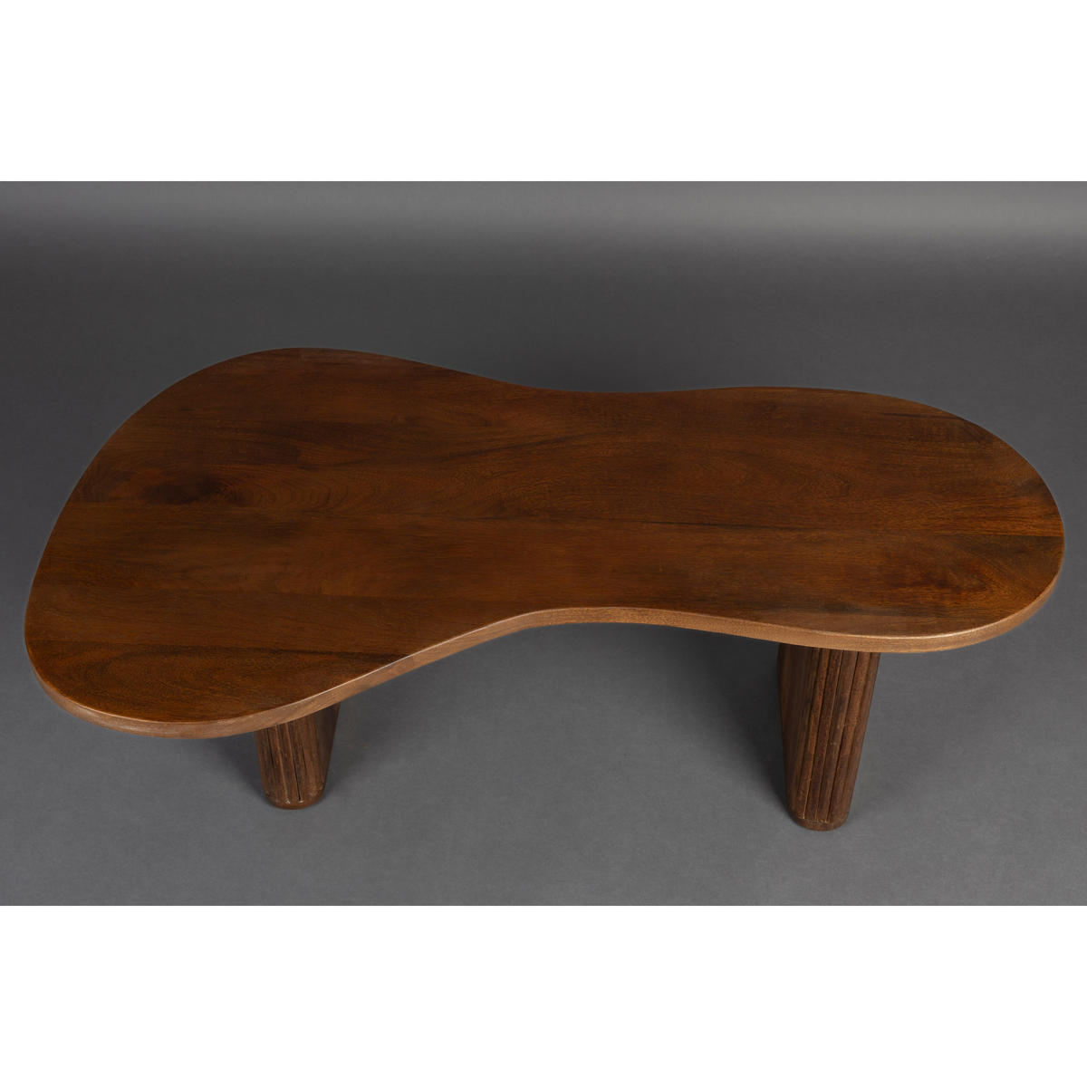 COUCHTISCH Tilon Organische Form - Braun, Holz (110/60/40cm) - Dutchbone