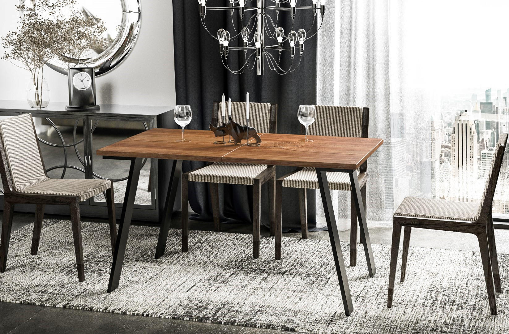 ESSTISCH Liwia ausziehbar bis 210 cm - Eiche San Remo, Holzwerkstoff (130/80/76cm) - Endo-Moebel