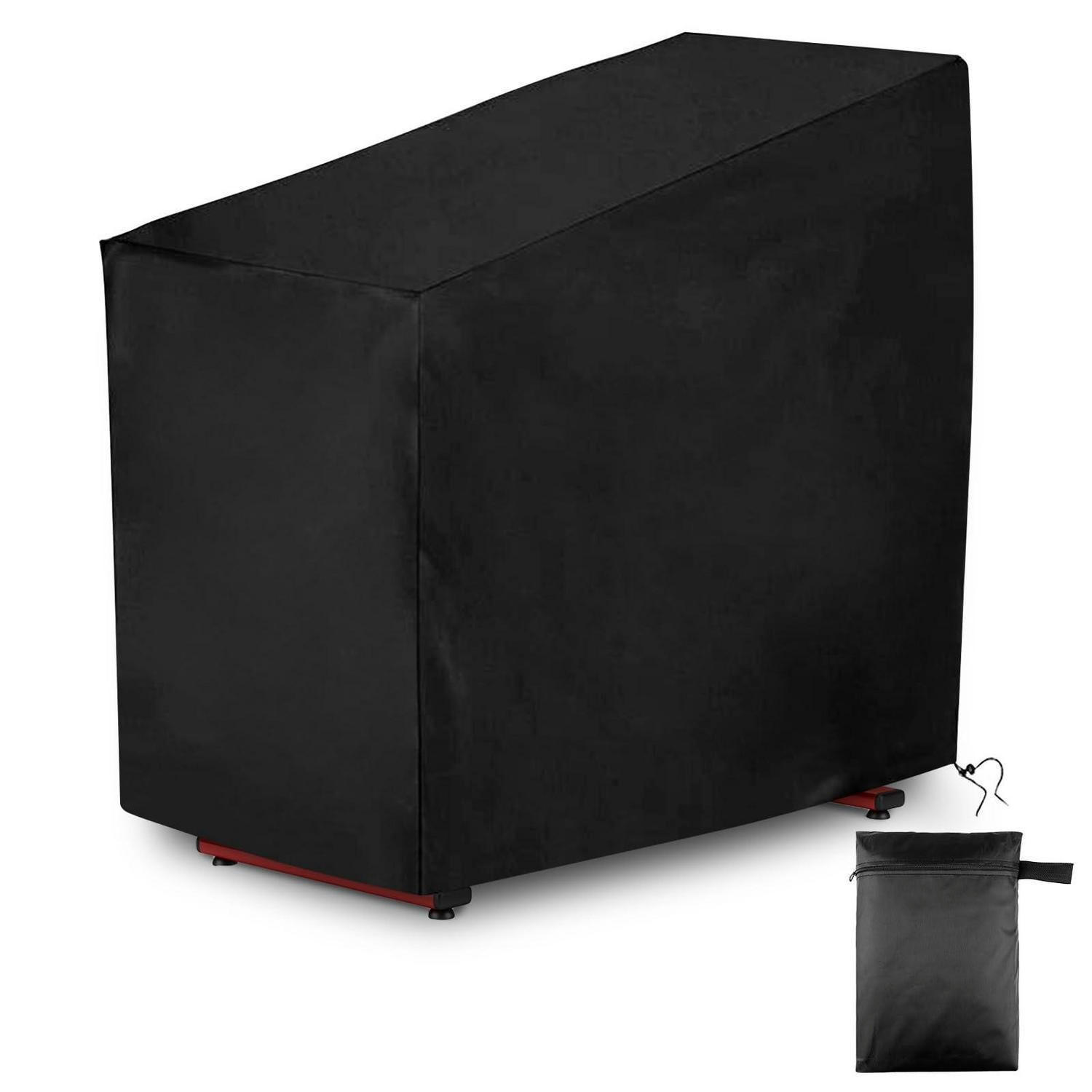 FAHRRADABDECKUNG Wasserdicht 123 x 58 x 113/142 cm - Schwarz, Textil (113/142/123cm)