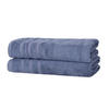 DUSCHTÜCHER 70x140 cm 450g/m2 im 2er Set, Duschtuch Blau - Blau, Textil (70/140cm) - Carpe Sonno