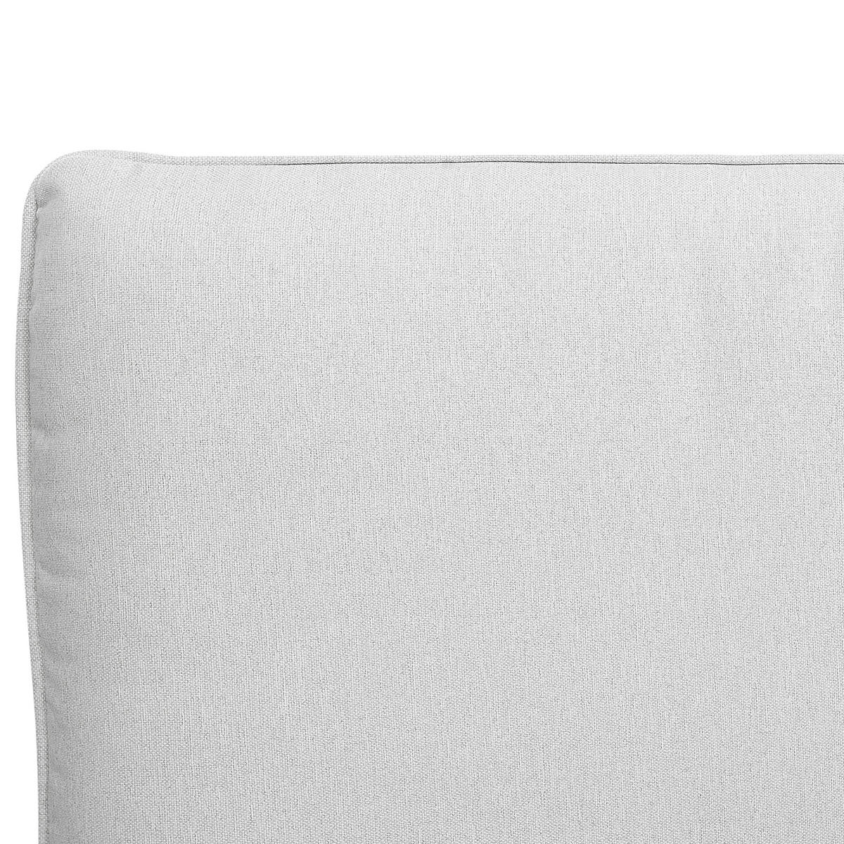 POSTEL s roštem 140/200 cm Látka Světle šedá Corio - světle šedá, textil (140/200cm) - Beliani