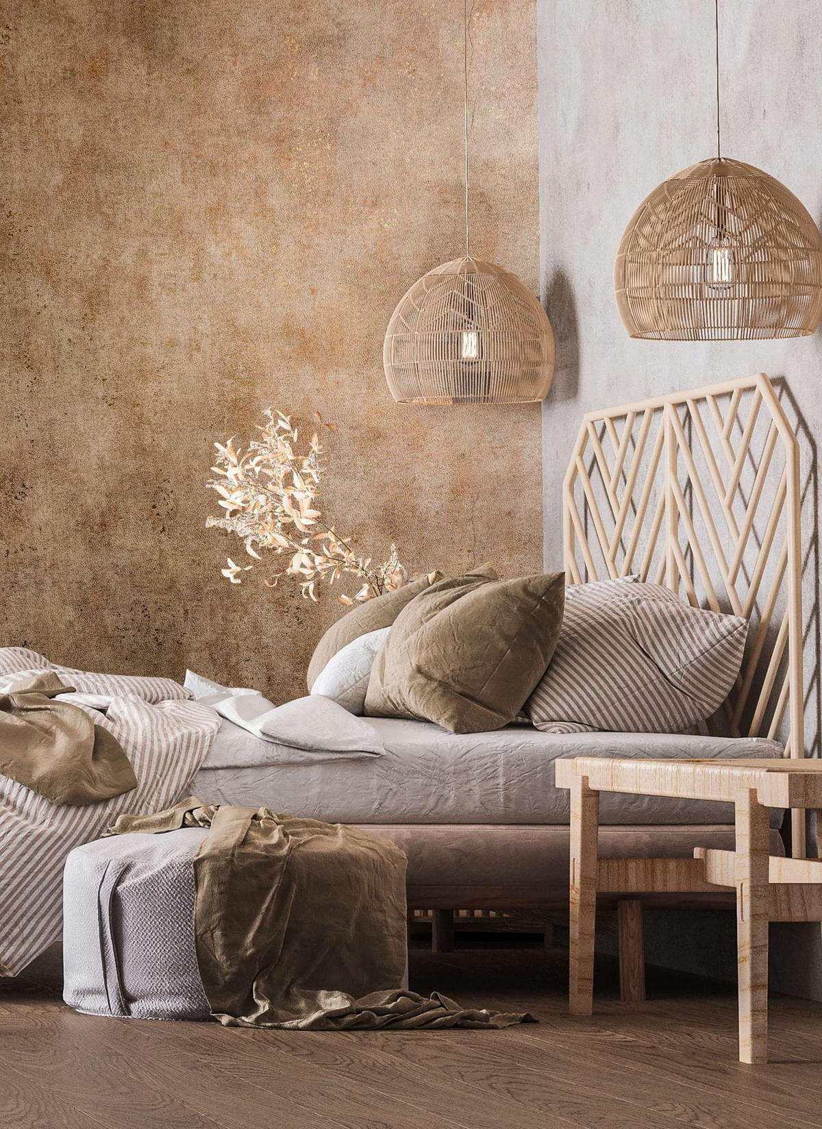 VLIESTAPETE Uni Tapete braun - Braun, Papier (53/1005cm) - marburg