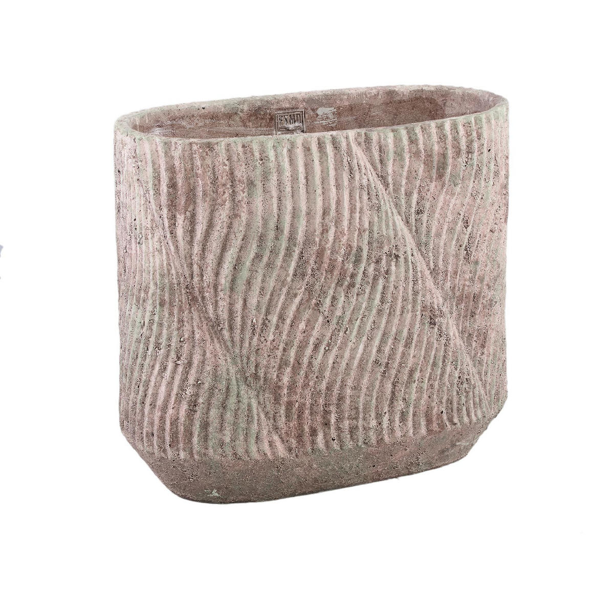 TOPF Diesel Grau 40/20/36cm - Grau, Stein (36cm) - PTMD Collection