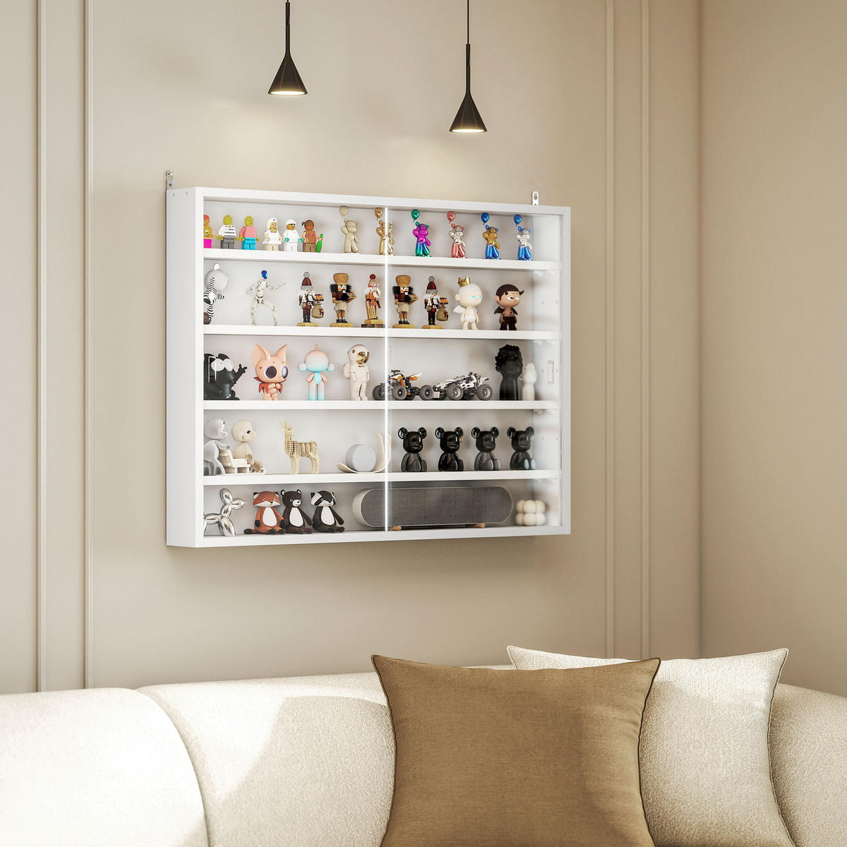 BÜCHERREGAL 80/9,5/60 cm Weiß - Weiß, Karton (203.2/152.4/24.13cm)