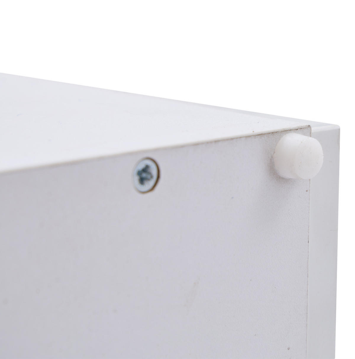 COUCHTISCH 90/55/41 cm Weiß aus Spanplatte mit LED-Beleuchtung und Stauraum - Weiß, Holzwerkstoff (90/55/41cm) - OKMYHOME