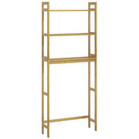 BADEZIMMERREGAL, Bambus, Natur, 68 x 20 x 165 cm - Naturfarben, Holz (20/165/68cm) - Kleankin