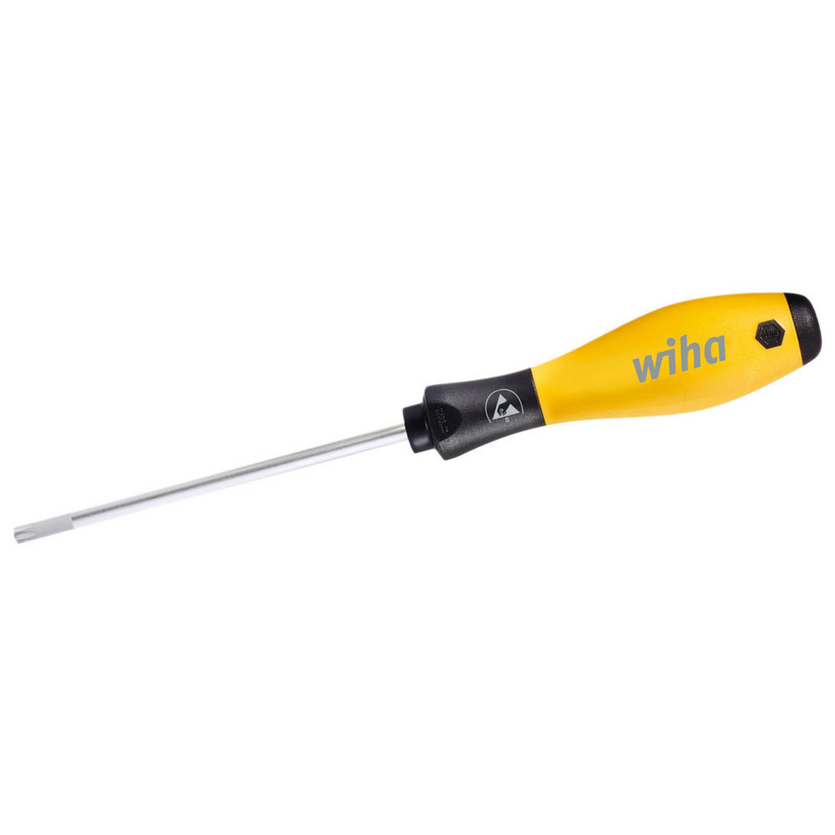 TORX-SCHRAUBENDREHER SoftFinish, ESD, T4x60 mm - Multicolor, Kunststoff (170/30/30cm) - Wiha