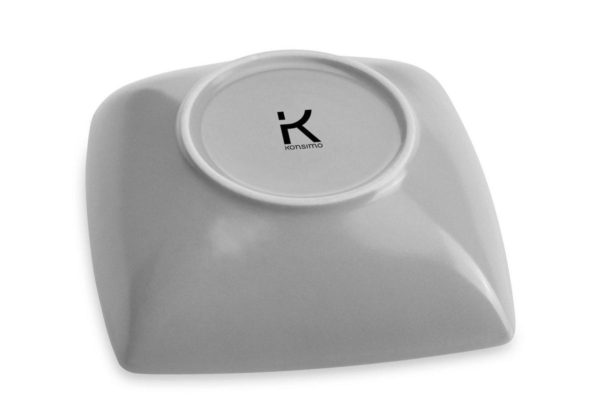 TAFELSERVICE EPIRI 6 Personen 18-tlg - Grau, Keramik (25/2/25cm) - KONSIMO®