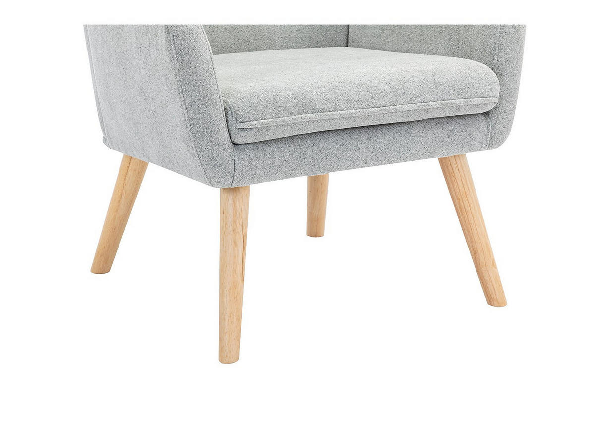 SESSEL - Stoff - Wassergrün - SERINO - Grau, Textil (65/79/68cm) - Vente-Unique