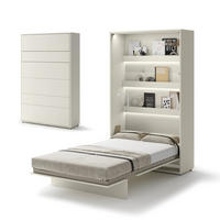 SCHRANKBETT Vertical BED CONCEPT 140x200 Kaschmir - Kaschmir, Holzwerkstoff (140/200cm) - Compleo24