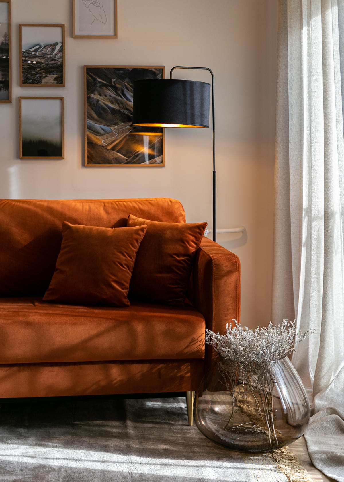 SCHLAFSOFA Valico Kupferbraun hydrophober Samt - Goldfarben/Kupferfarben, Textil/Metall (230/90/97cm) - Selsey