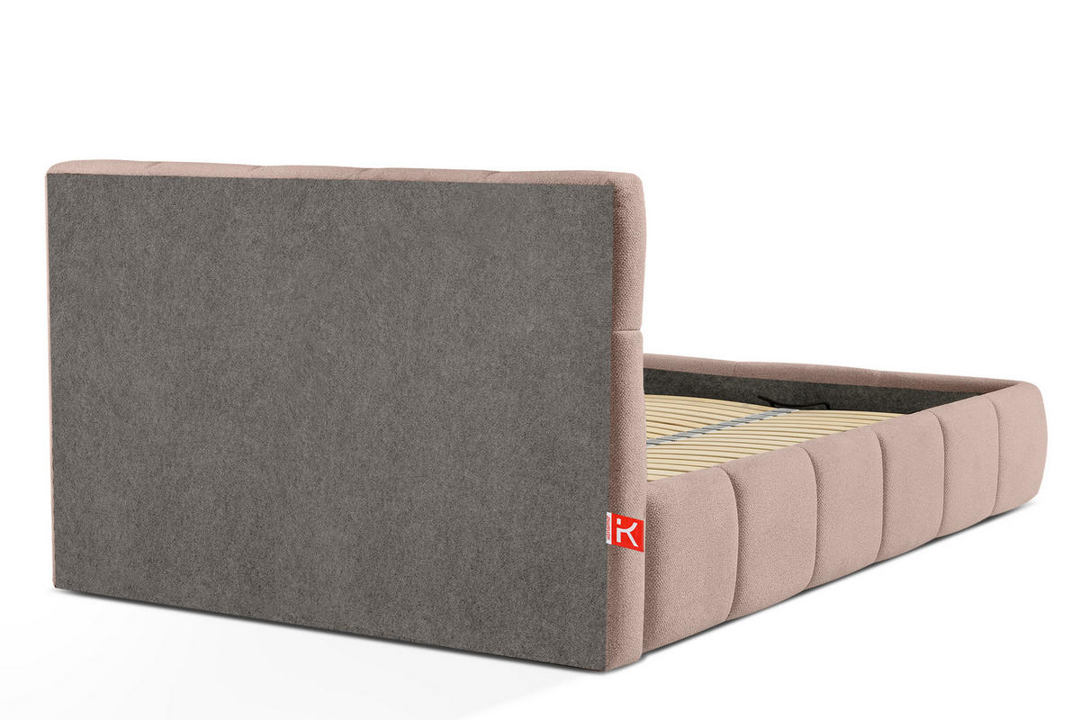 POLSTERBETT ALTOS, rosa - Rosa, Holz/Holzwerkstoff (140/200cm) - KONSIMO®