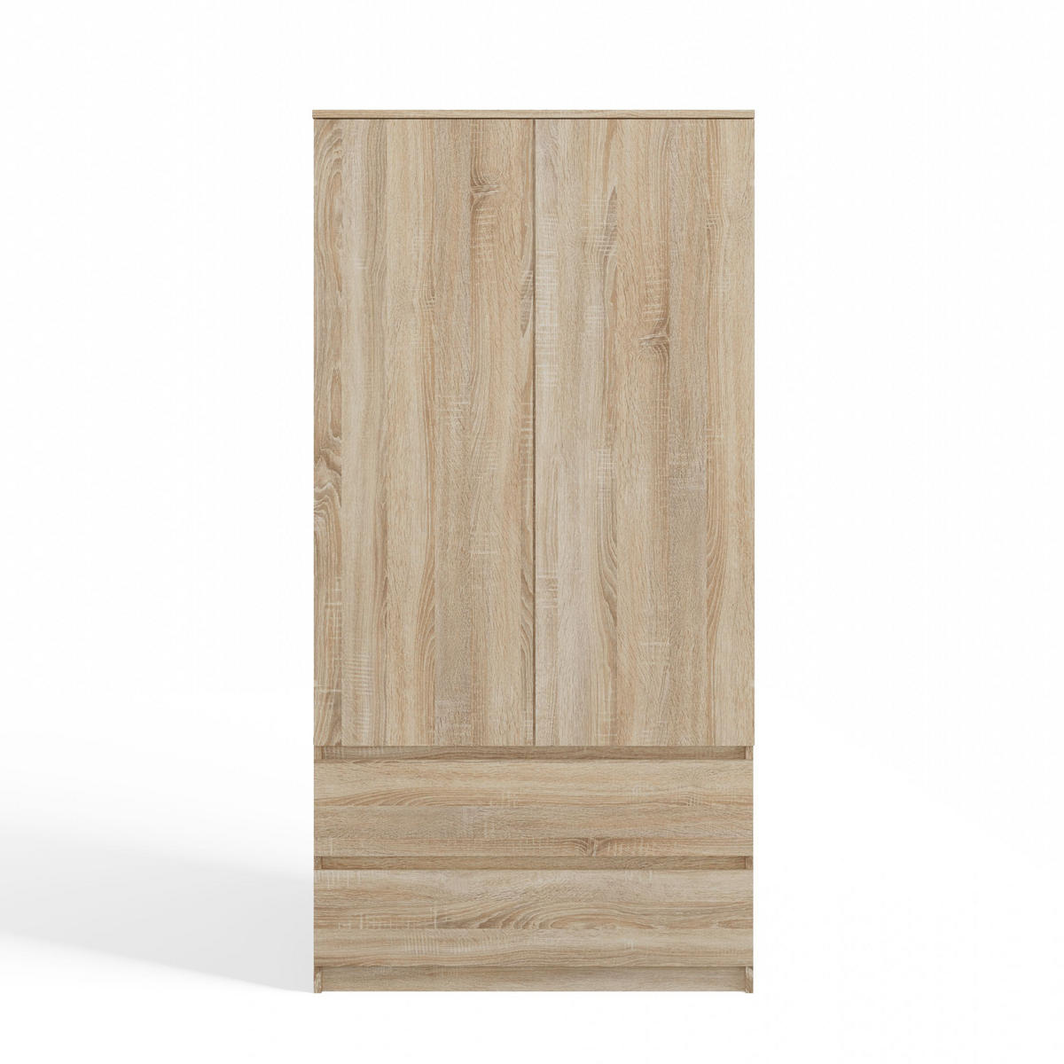 KLEIDERSCHRANK SS-90 EICHE SONOMA - Sonoma Eiche, Holzwerkstoff (90/180/50cm) - CDF