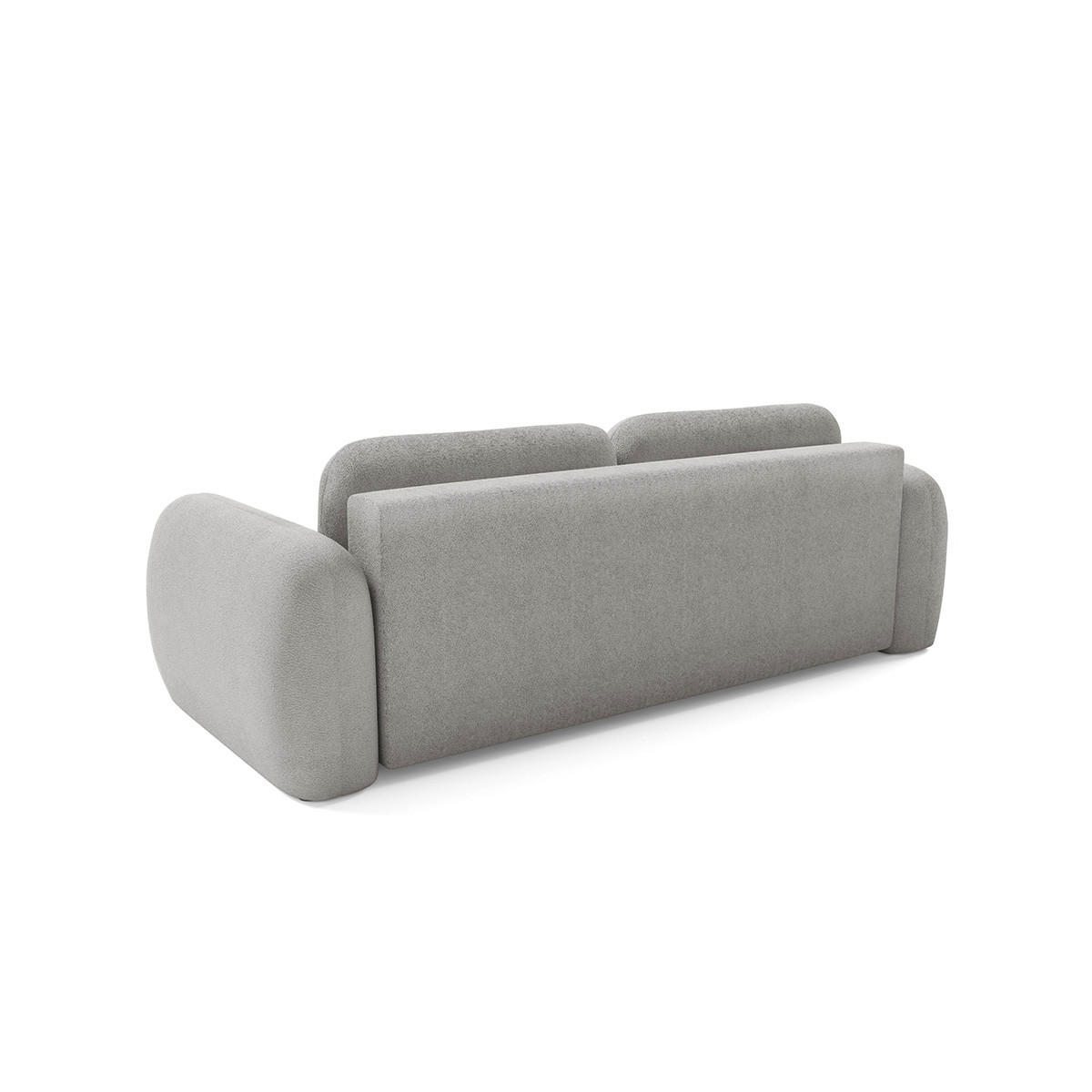 SOFA Livio 3 Sitzplätze Hellgrau - Grau, Holz (270/95/121cm) - Petits-meubles