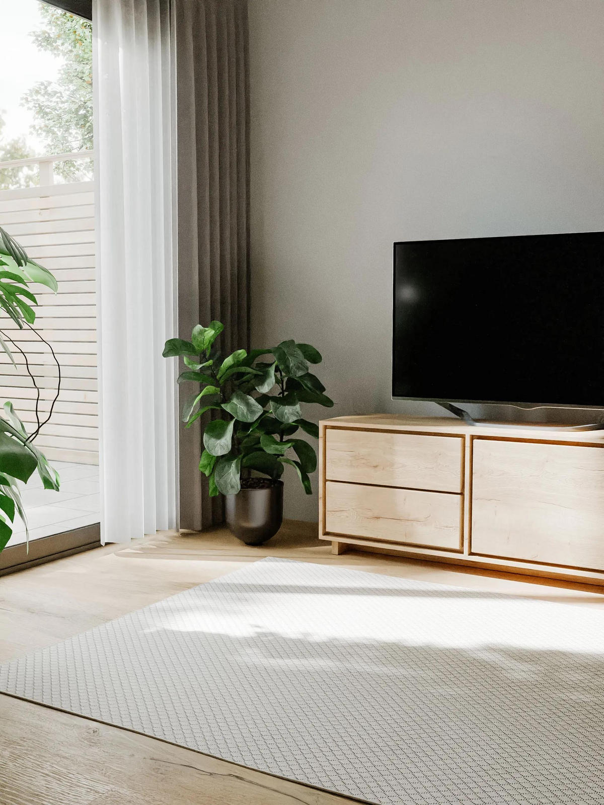 VNITŘNÍ a venkovní koberec Lou Bílá 120x170 cm - bílá, plast/umělá hmota (120/170cm) - benuta