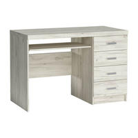 SCHREIBTISCH Indianapolis I-16 120 x 60 x 81,5 cm Kraft Weiß - Weiß, Holzwerkstoff/Metall (60/120/81.5cm) - Koseto
