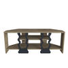 TV-ELEMENT Firal Braun Schwarz - Eichefarben/Schwarz, Holzwerkstoff (35/41.8/110cm) - Decorotika