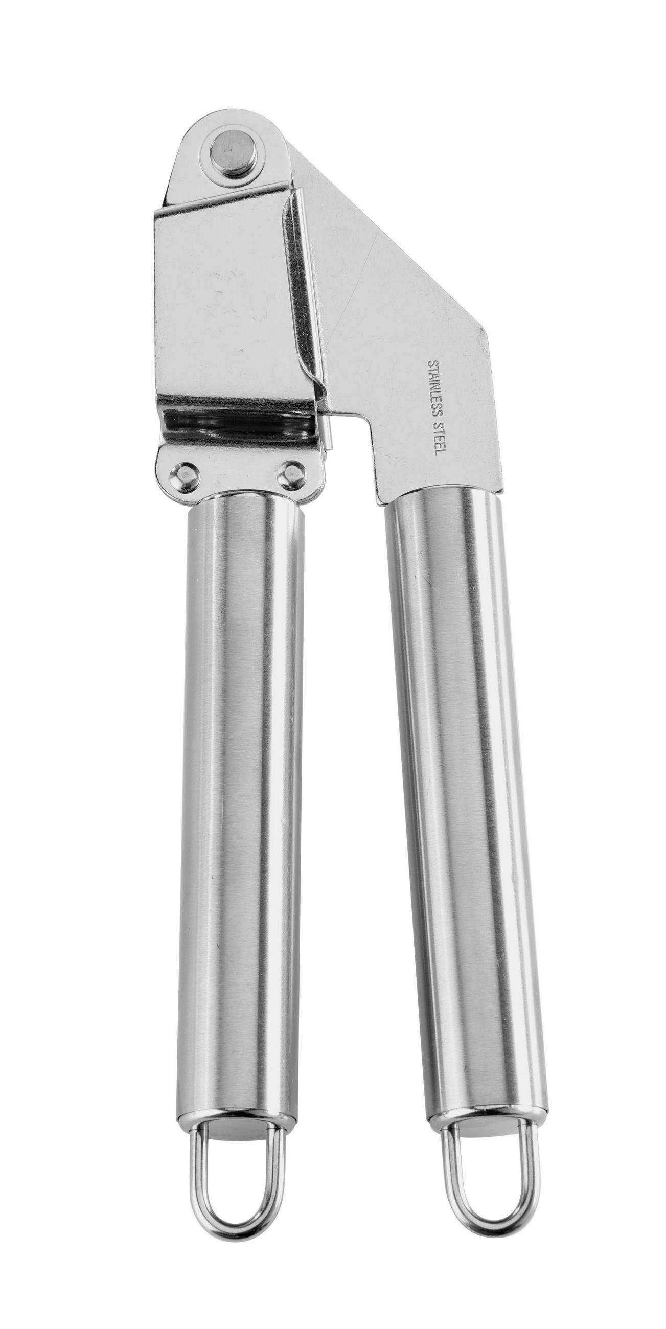 KNOBLAUCHPRESSE Dani aus Edelstahl - Edelstahlfarben, Metall (19.5cm) - Modern Living