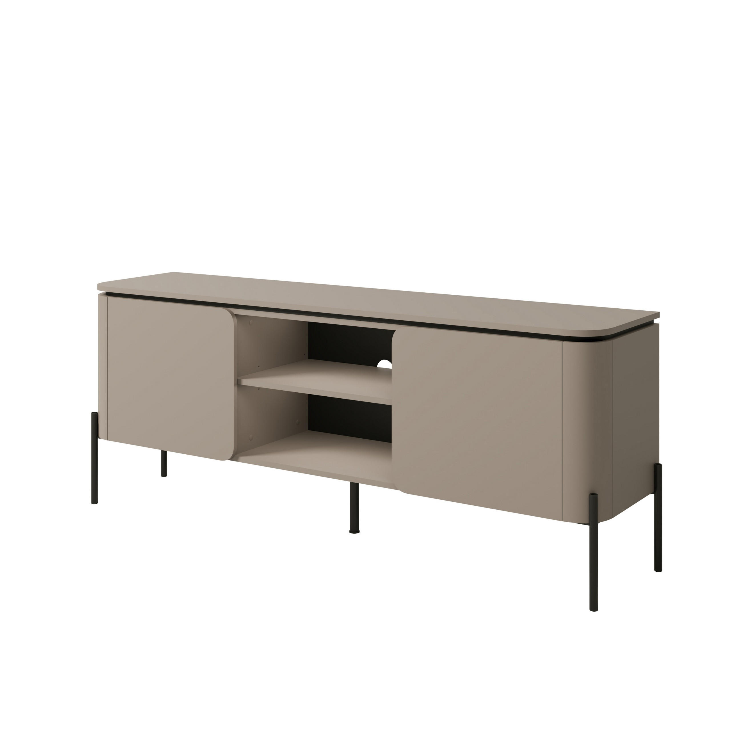 Masseno Lowboard Beige 162.8x65x39.5 cm